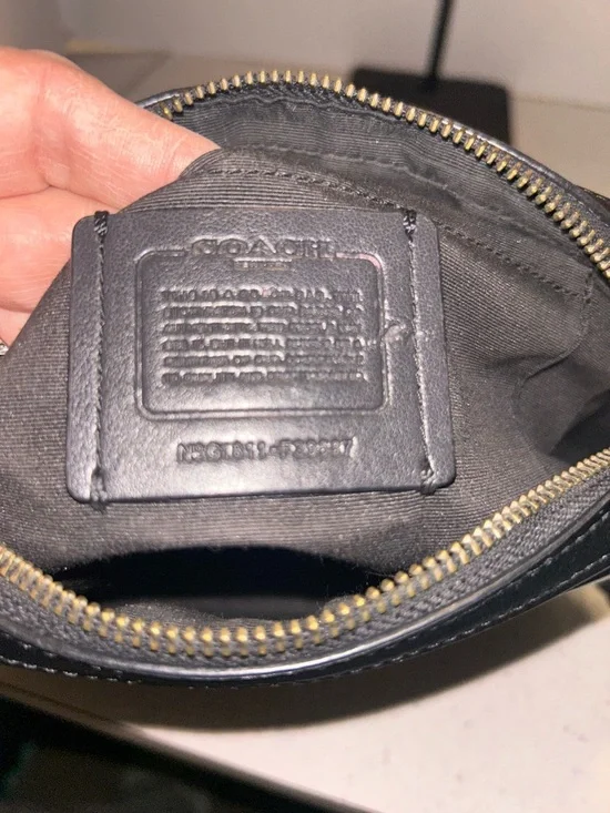 Coach Isla Leopard Print Crossbody in Brown, Black and Red - Picture 11 of 14